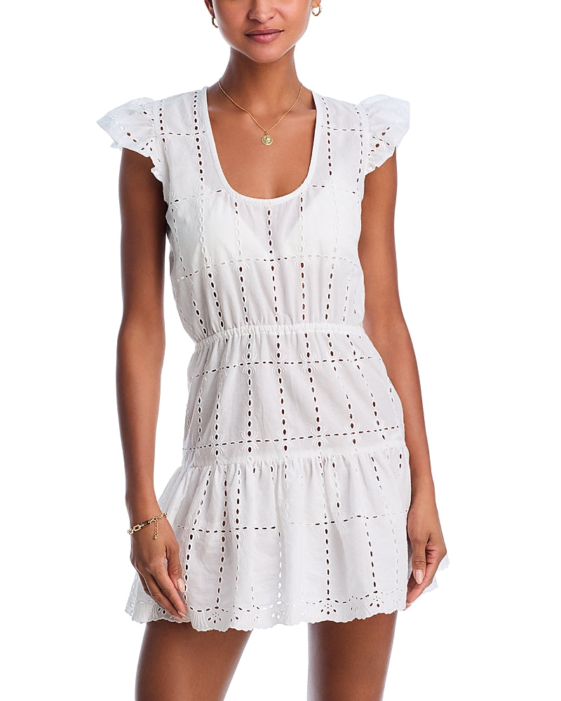 Aqua Tank Eyelet Cover-Up Dress - 100% Exclusive