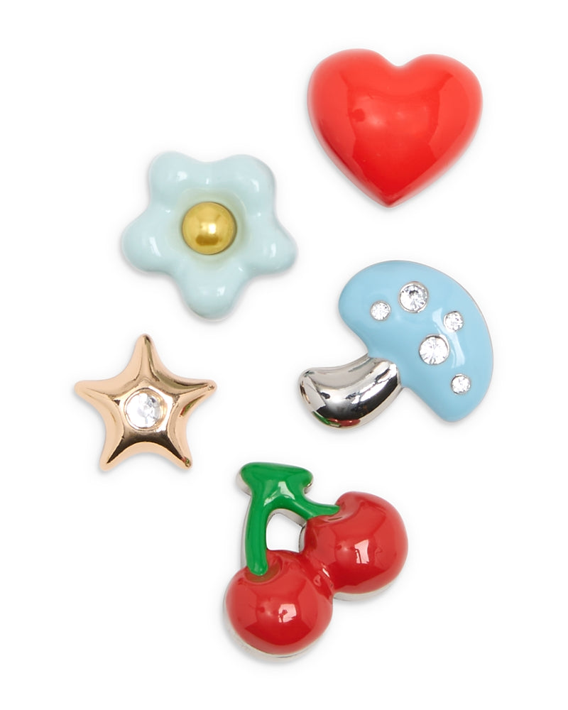 Crocs Puffy Metals Jibbitz Charms, Pack of 5