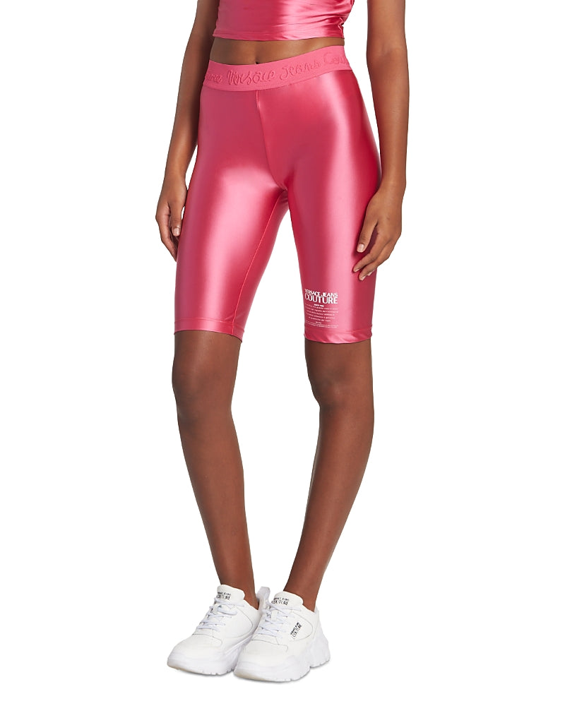 Versace Jeans Couture Satin Bike Shorts