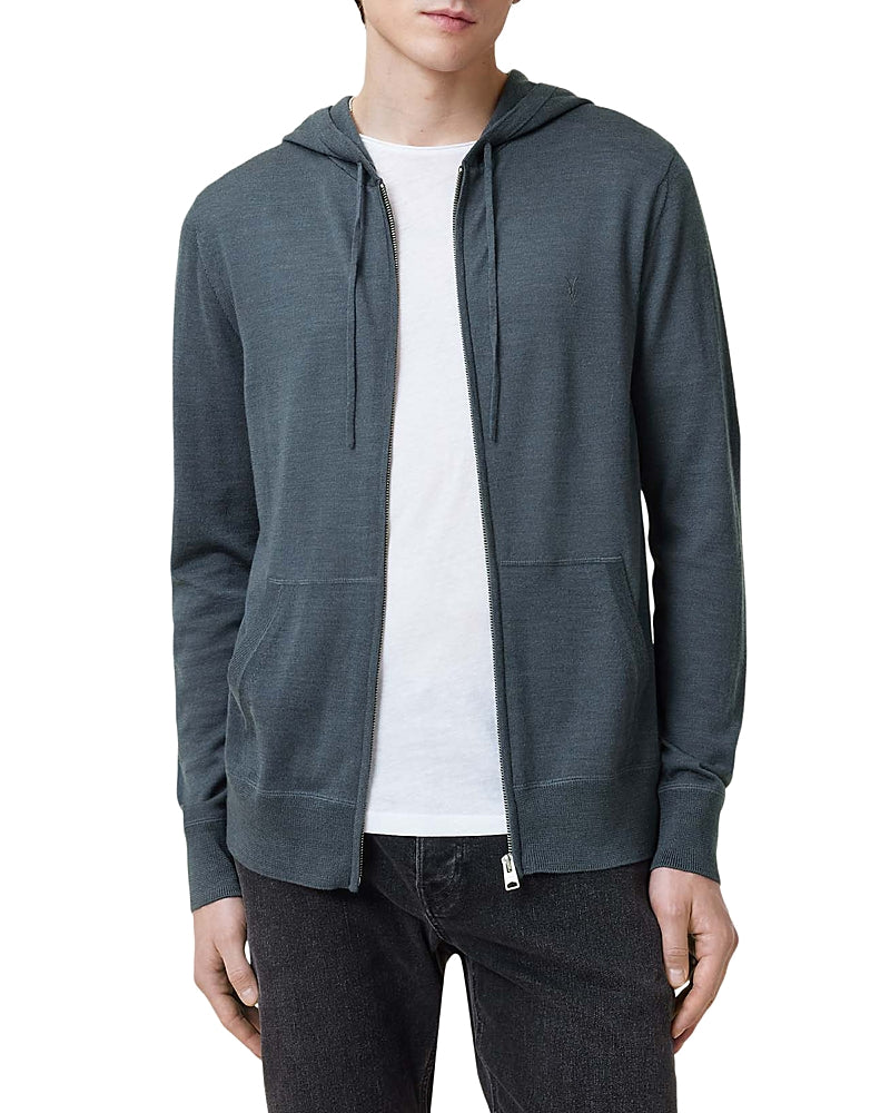Allsaints Mode Merino Full Zip Hoodie
