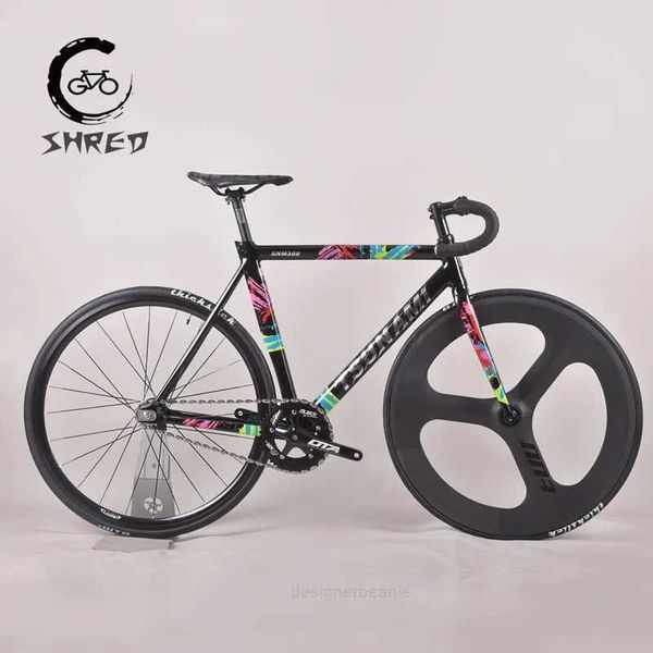 Bikes Bikes New TS Iraq Assistance Mission SNM300 fixed gear bicycle aluminum frame single speed fully track wheels with industrial bearing