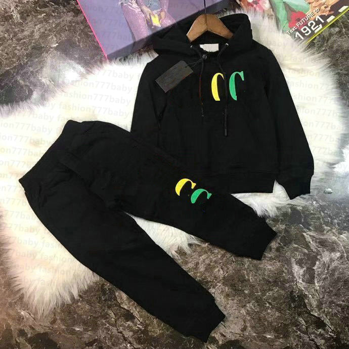 2-11 years children&#039;s Clothing Sets BABY boys girls Garment Autumn Winter Pattern Designer Sweater Suit kids coat+pants