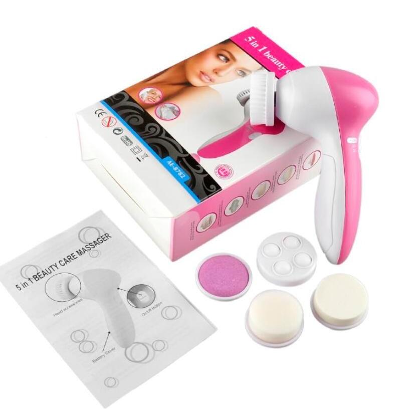 Cleaning 5 In 1 Electric Facial Cleansing Brush Face Pore Cleanser Body Mas Mini Skin Beauty Masr Brushes By Drop Delivery Health Care Otuqf