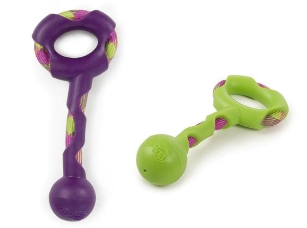 goDog Rope Tek Toys - Green - Tug Small