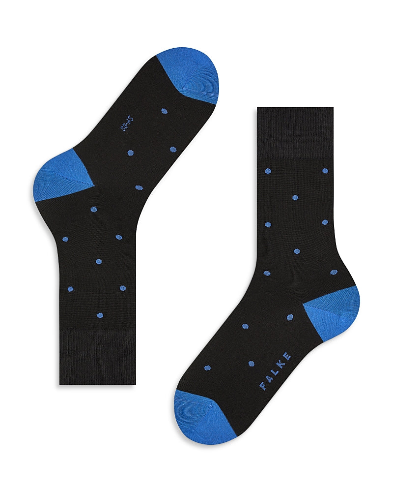 Falke Mercerized Cotton & Nylon Dot Dress Socks