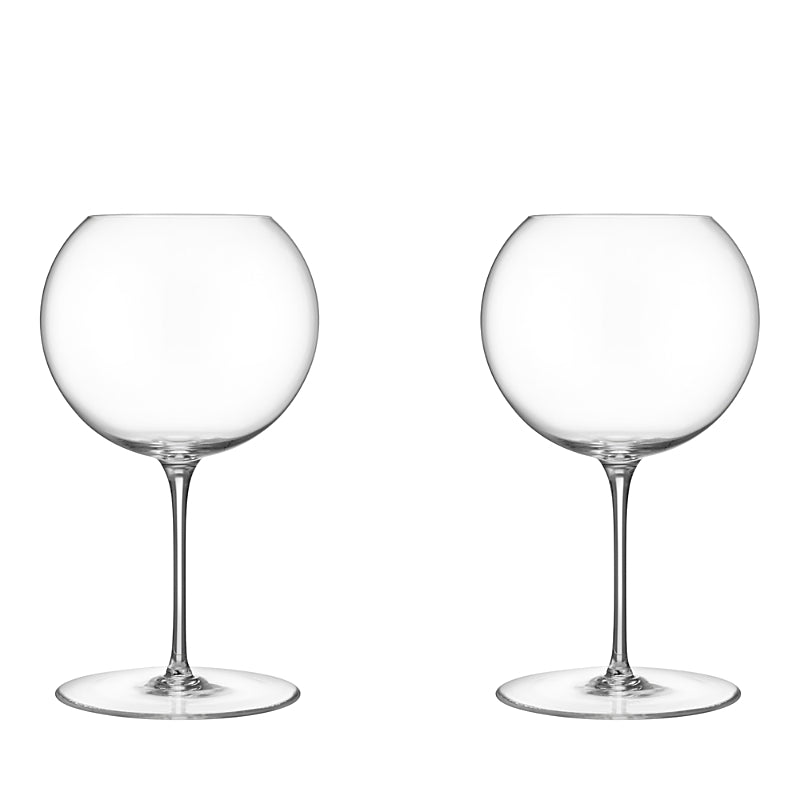 Orrefors Geometry Red Wine Glass, Set of 2