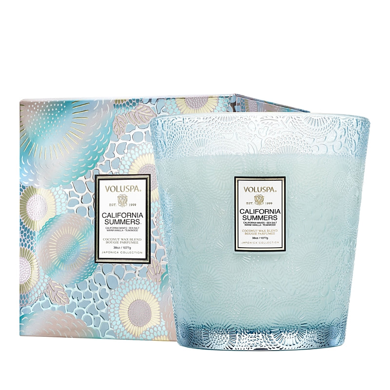 Voluspa California Summers 3 Wick Hearth Candle, 38 oz.