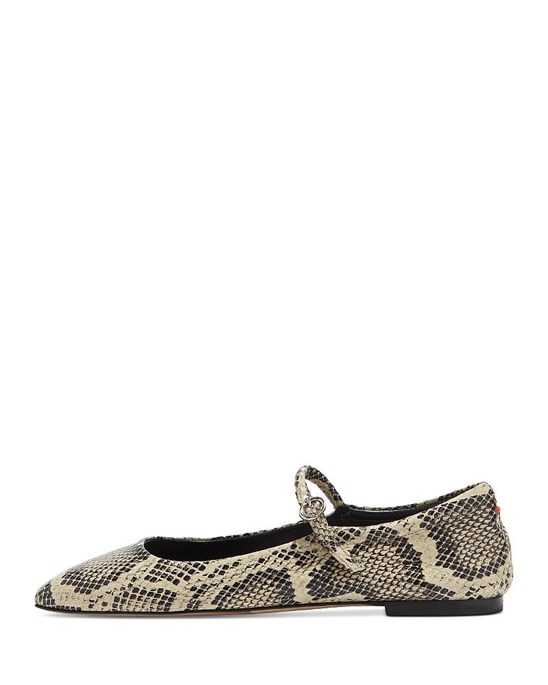 Aeyde Women's Uma Snake Print Flats