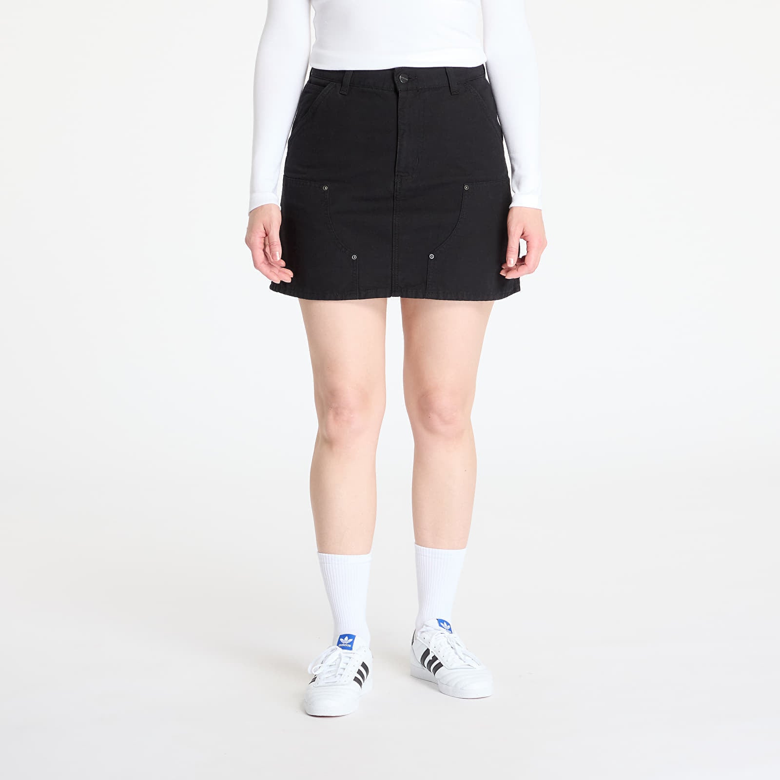 Skjørt Carhartt WIP W' Maeve Double Knee Skirt Black S