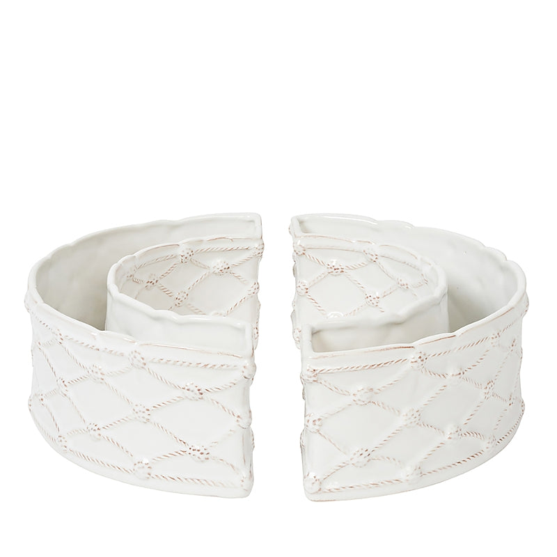 Juliska Berry & Thread Petite Parterre Garden Half Circle Vase, Set of 2