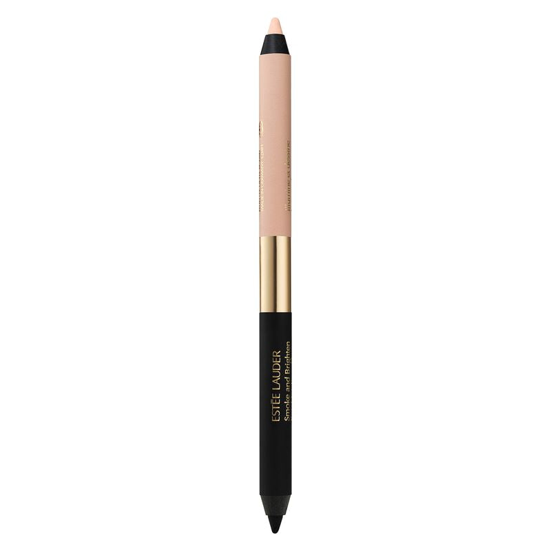 Estee Lauder Smoke And Brighten Kajal Eyeliner Duo Black - Cream