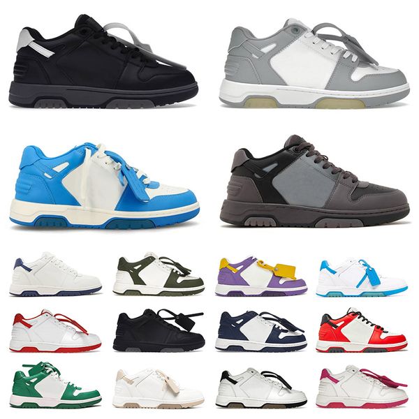 2024 New Arrival Out Of Office Designer Shoes For Men Women White Khaki Black Yellow Blue Pink Whitesdesigner Shoes Sports Sneakers Trainers