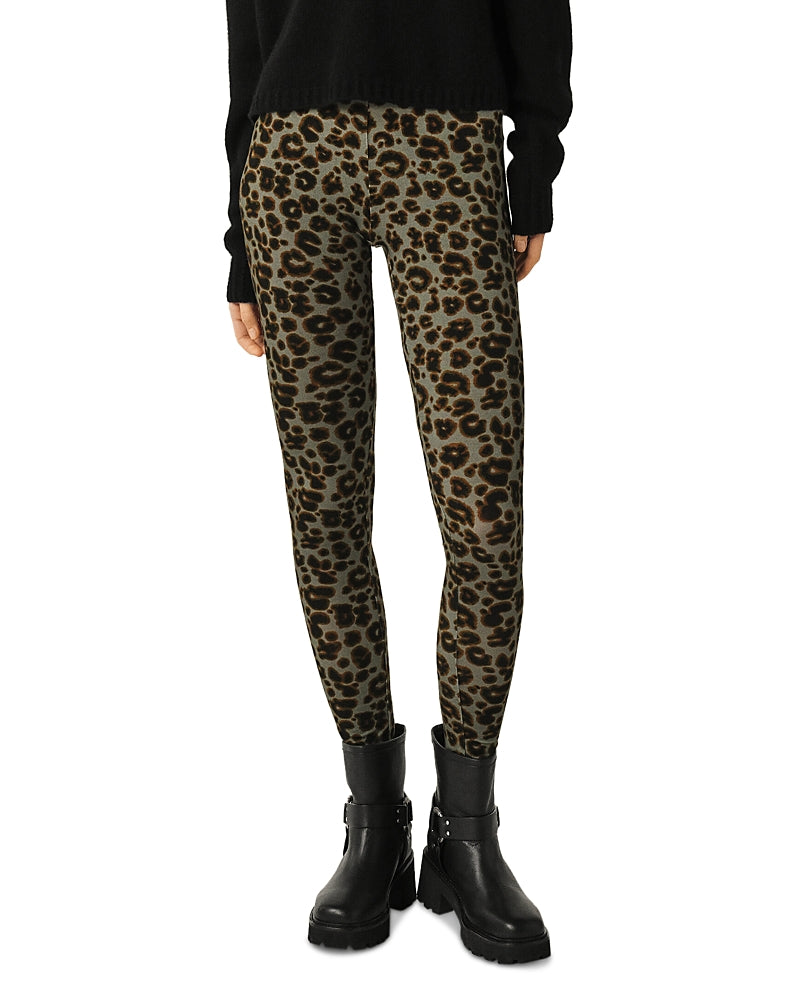 ba & sh Ascar Leopard Print Leggings