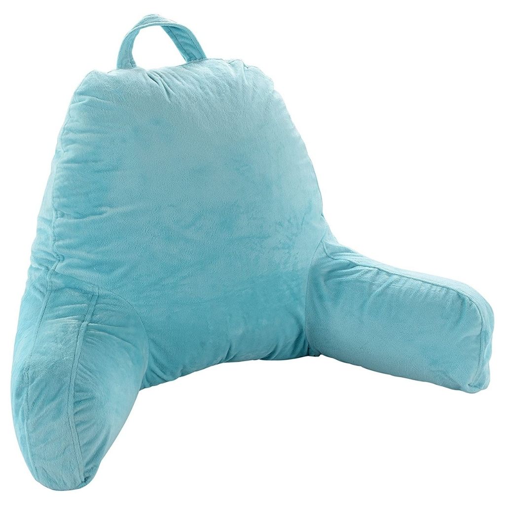 Kids' Reading and Gaming Pillow with Armrests - Sky Blue