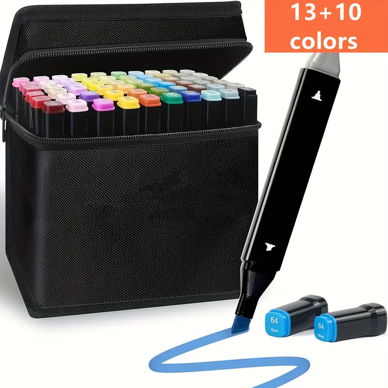 TEMU Art Marker Set Tips Permanent Art Marker Book Drawing Cards Make Tinted Sketches For Christmas Gifts For Adults