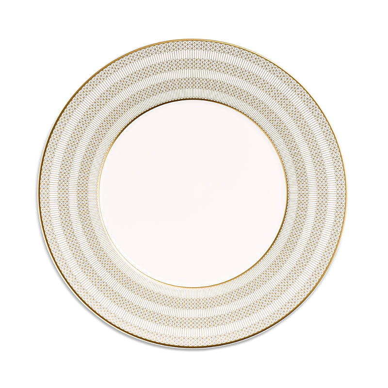 Baccarat Arcadia Gold Dinner Plates, Set of 2