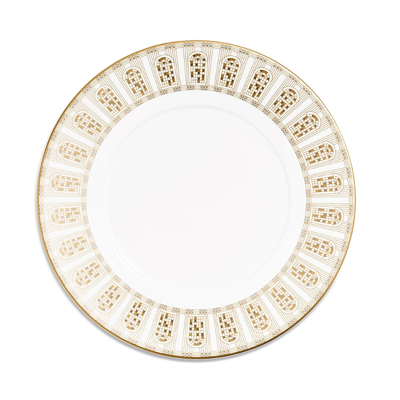 Baccarat Arcadia Gold Dessert Plates, Set of 2