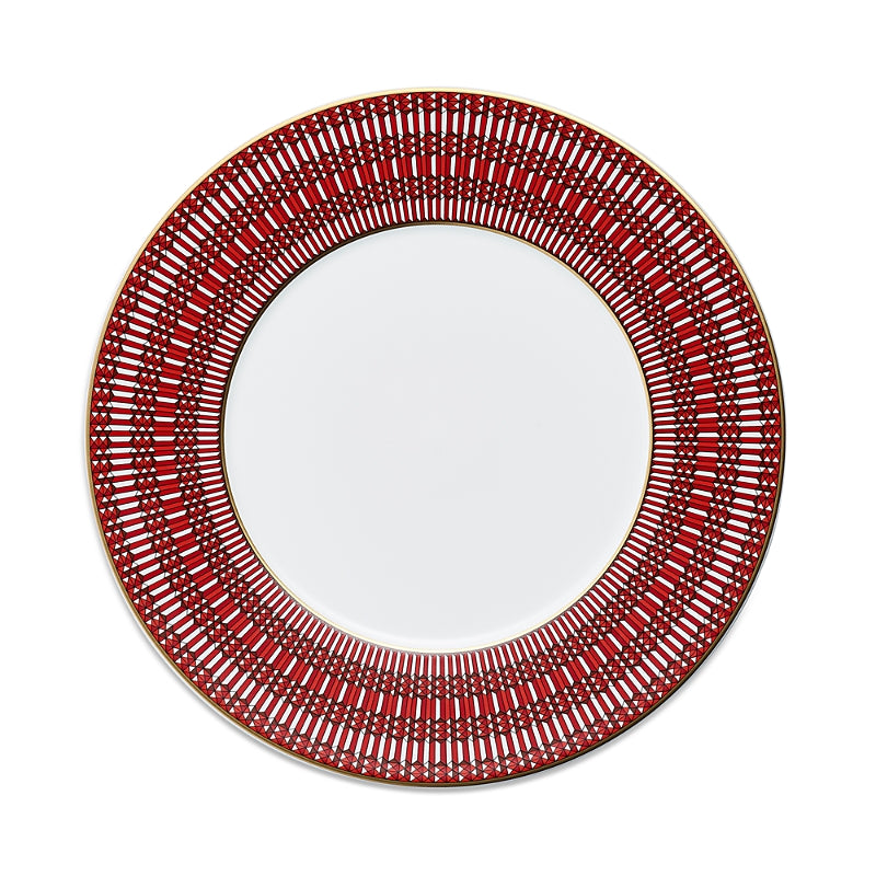 Baccarat Arcadia Red Dinner Plates, Set of 2