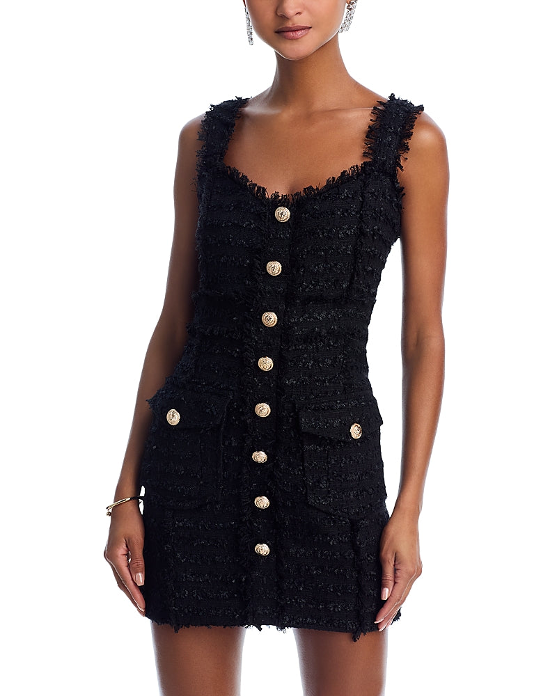 Aqua Tweed Tank Dress - Exclusive