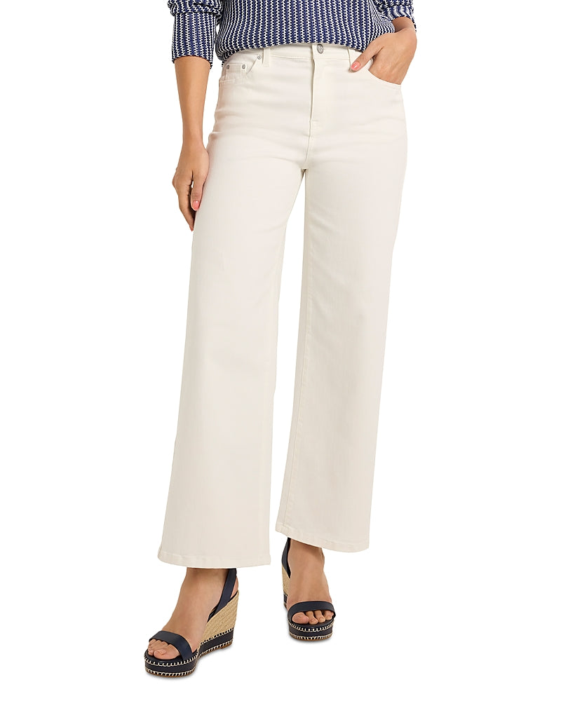 Nic+Zoe Forward Seam Weekend Jeans in Paper White