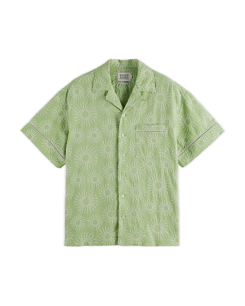 Scotch & Soda Embroidered Camp Shirt