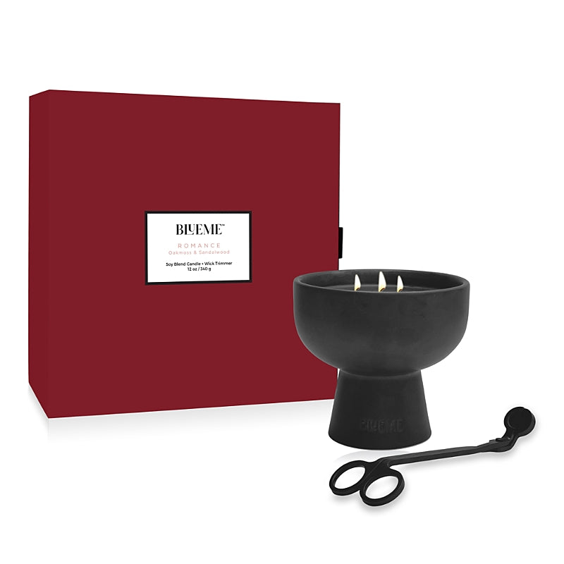 Blueme Valentine's Day Romance Candle and Wick Trimmer Set