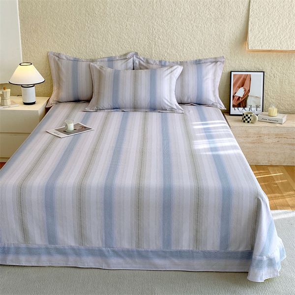 B346 Customized A-class pure cotton thickened brushed single piece single purchase winter bed sheet pillowcase three-piece set