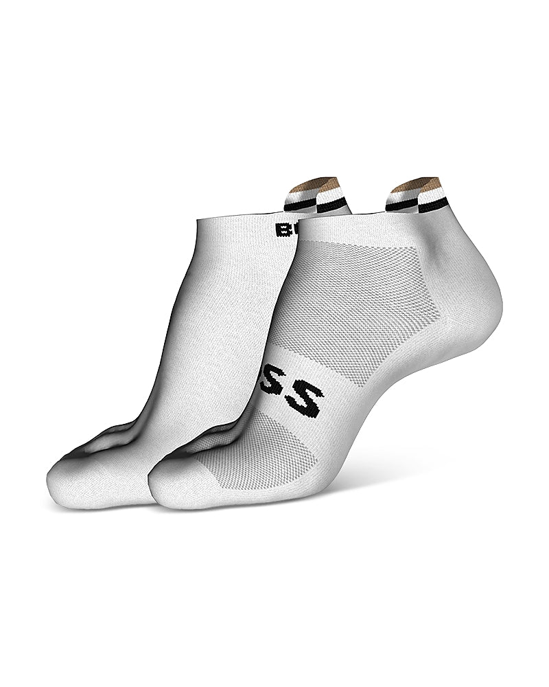 Boss Logo Low Cut Socks, Pack of 2