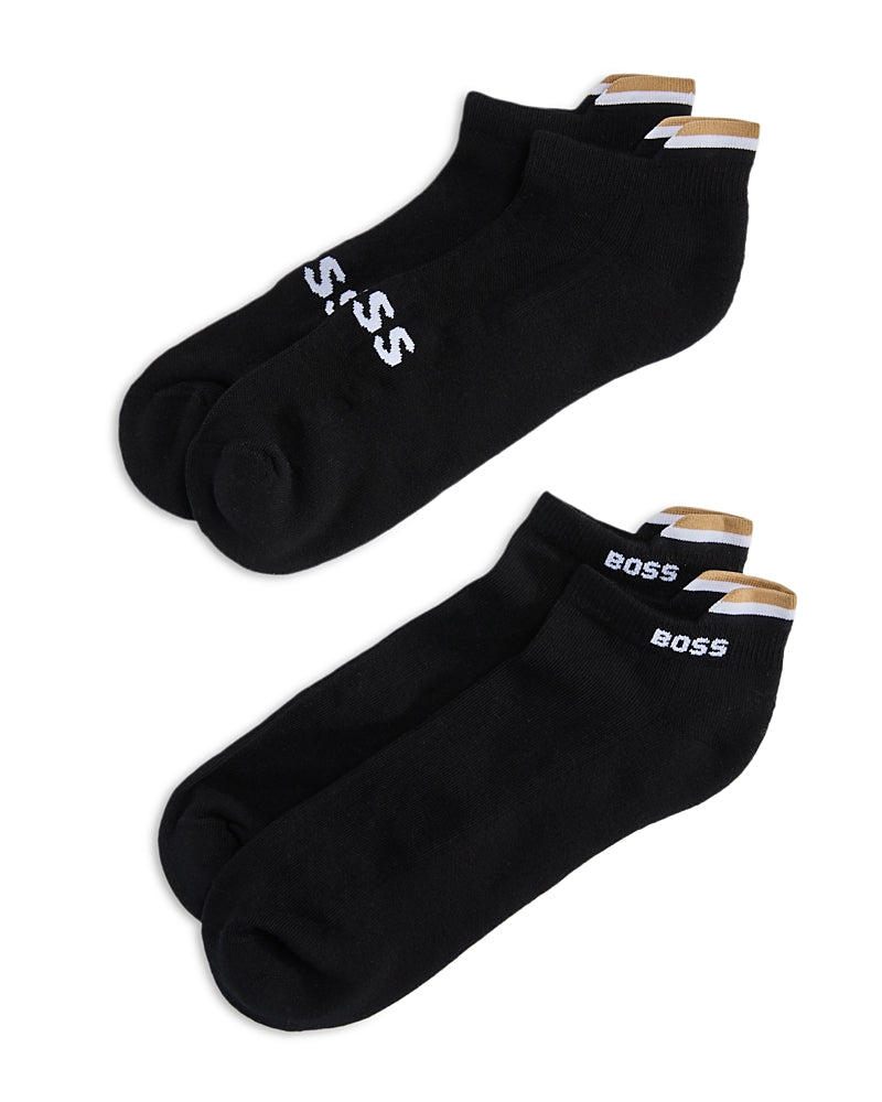 Boss Iconic Loop Ankle Socks, Pack of 2