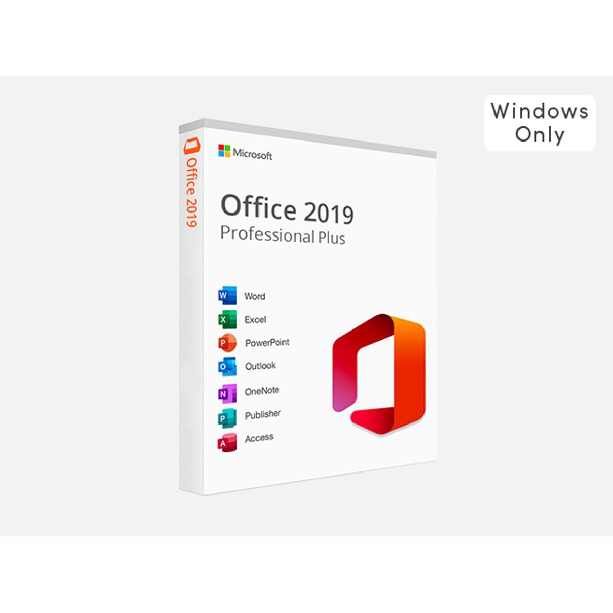 Microsoft® Office Digital Software - 2019 Edition (Lifetime License) - Microsoft Office - Windows