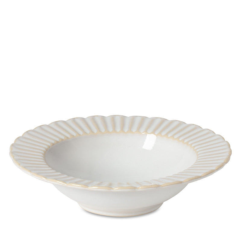 Costa Nova Cristal White Soup-Pasta Plate