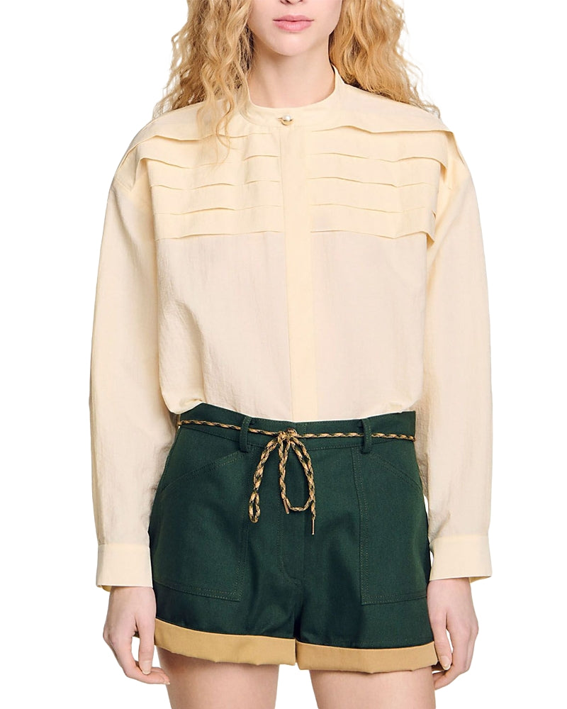 Sandro Jewellery Detail Shirt