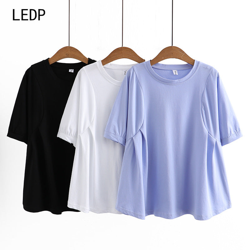 182464 Fragrance microcapsule large size women&#039;s T-shirt long-lasting light fragrance release cotton fabric dating party careful design