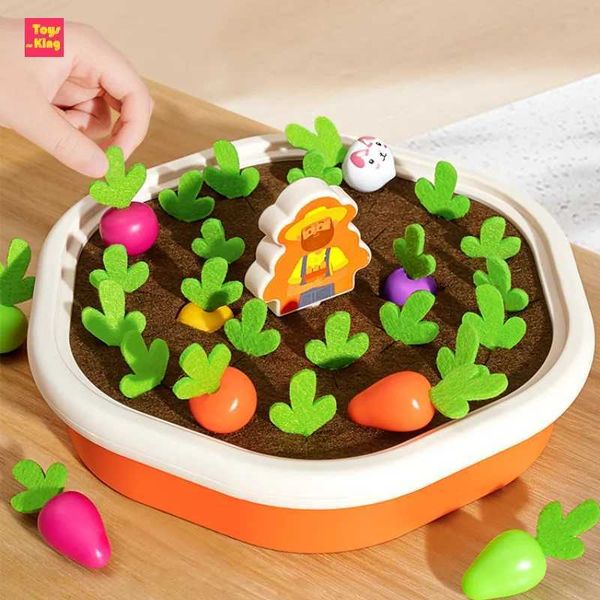 Baby Pull Out Radish Toys Montessori Toddler Memory Sorting Fine Motor Skills Education Fun Carrot Harvest Desk Game Teach ToolC250117