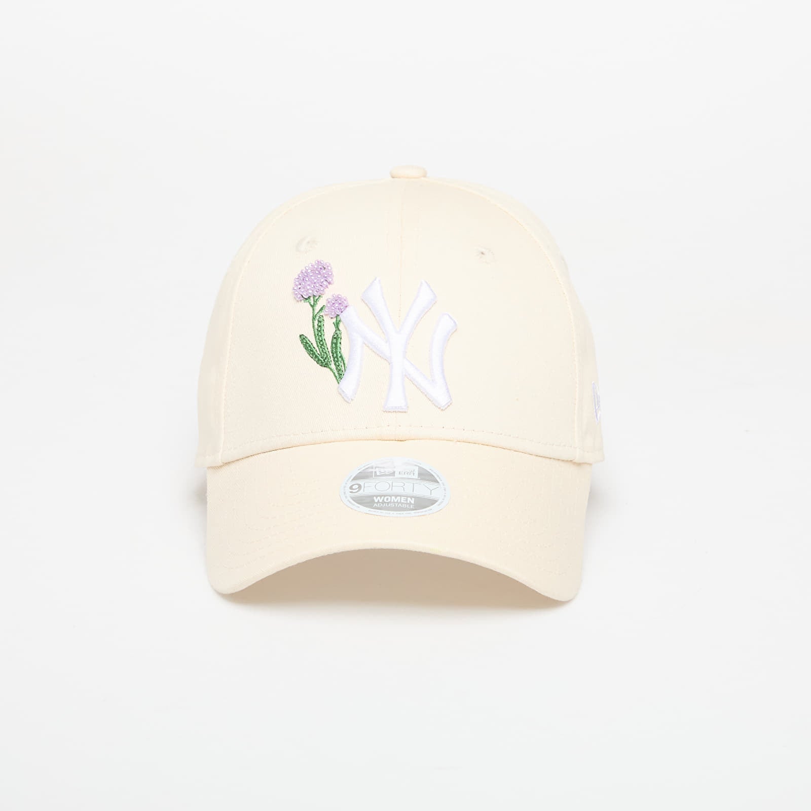 Keps New Era New York Yankees Womens MLB Beaded 9FORTY Adjustable Cap Light Cream Universal