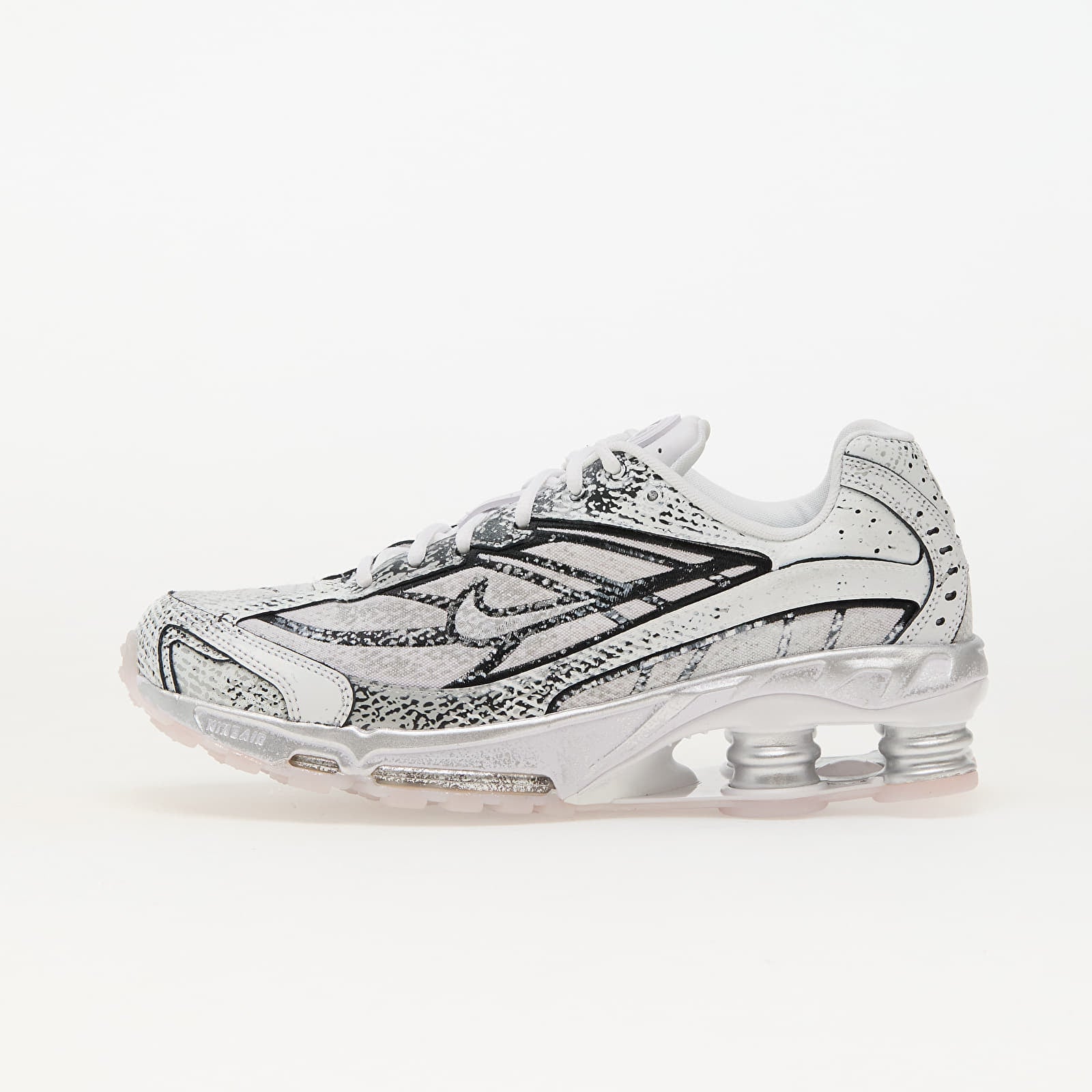 Sneakers Nike Shox Ride 2 White- Mtlc Platinum-Black-Flt Gold EUR 44