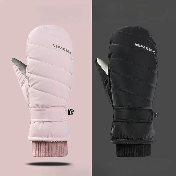 Winter Gloves Women Skiing Snowboarding Can Touch Screen Waterproof Ski Mitten Thermal Fleece Snow Gloves Snowmobile Mittens 241210
