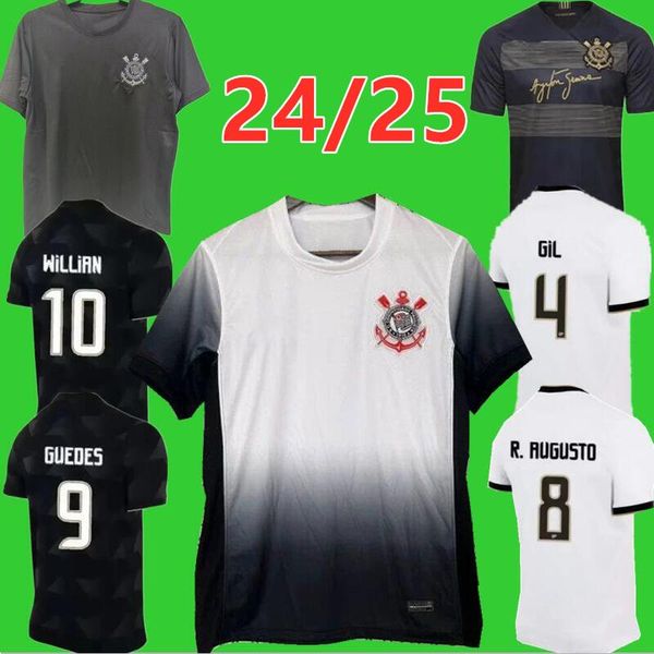 24 25 Corinthian Soccer Jerseys 2024 2025 WOMEN KIDS KIT MEN camisetas de futbol vest gil GABRIEL Balbuena CASSIO 18 19 football shirts T re