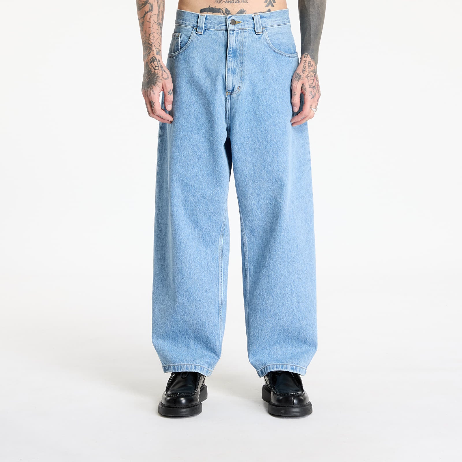 Housut Carhartt WIP Brandon Pant Blue Stone Bleached XL