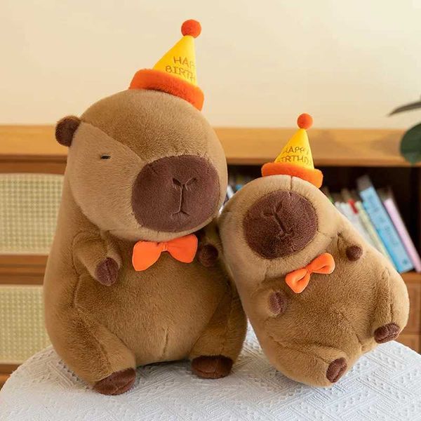 Plush Dolls Capybara Plush Doll Cute Capibara Anime Fluffty Toy Kawaii Plushie Happy Birthday Doll Gift for Girl Friend Soft Stuffed Animals