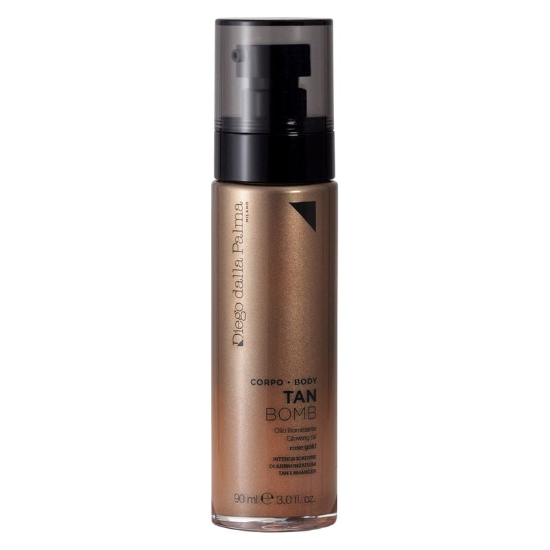 Diego Dalla Palma Tan Bomb Huile Illuminatrice Supplément de Bronzage Or Rose 90 Ml
