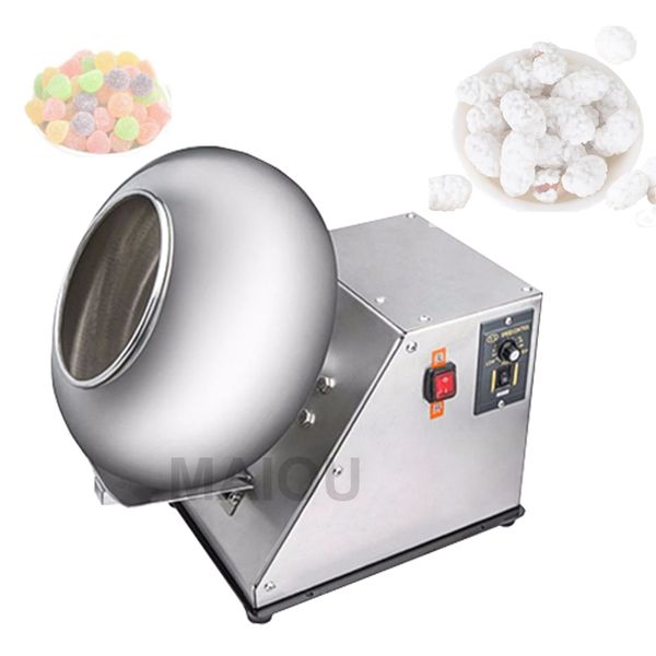 Chocolate Sugar Coating Machine Stainless Steel Candy Coater Polishing MachineChocolate candy