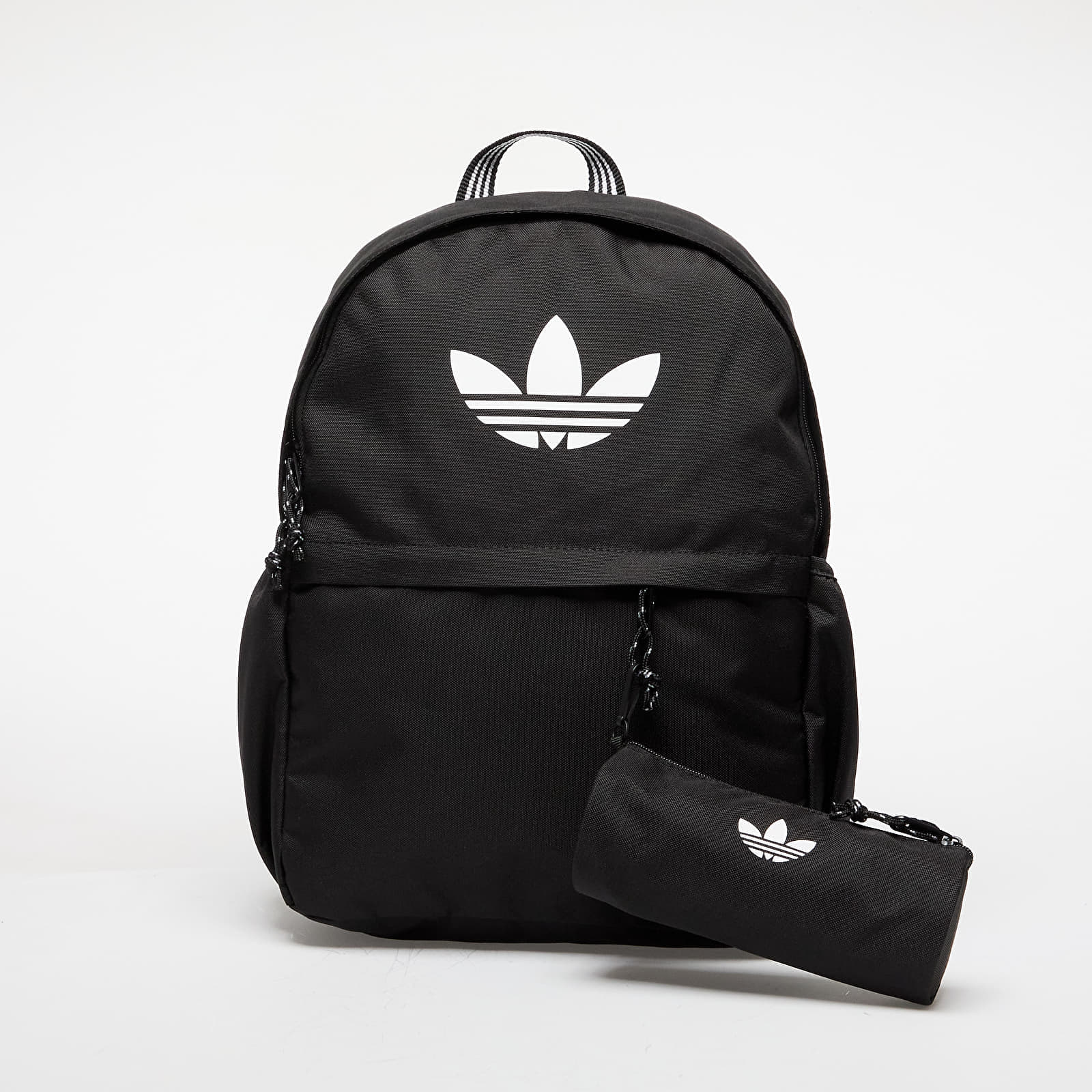 Reppu adidas Backpack With Pencil Case Black- Wonder Alumina- Semi Lucid Fuchsia Universal