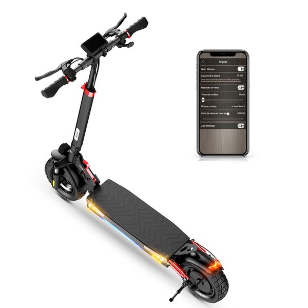 German warehouse iScooter i9Max-iX3 eScooter 10Ah 800W Scooter 10inch Tubeless Off-road Tire Kick Scooter 40KM-H Electric Electric Scooter