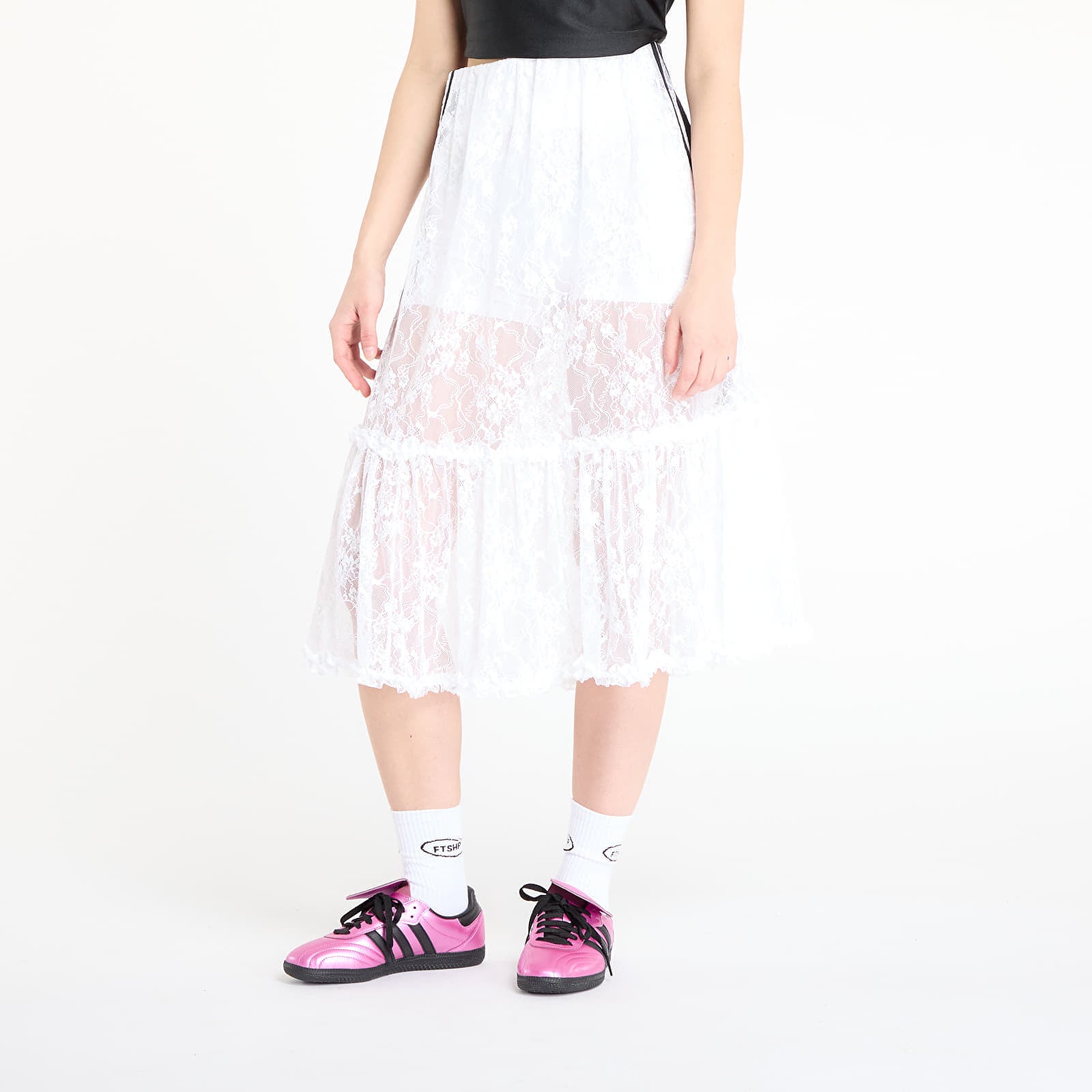 Skjørt adidas Originals Lace Skirt White XL