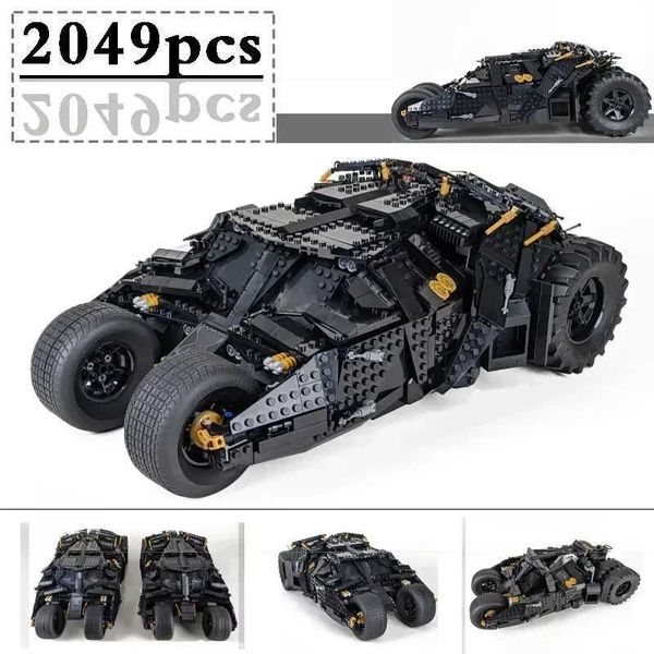 IN stock Movie Series 2049Pcs Tumbler Model Building Blocks 76240 Car Building Blocks Set Diy Toys Christmas Gifts for ChildrenXJ241029