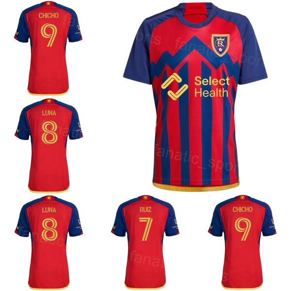 Royal Salt Lake Soccer 9 Cristian Arango Jersey 24-25 FC 8 Diego Luna 25 Matt Crooks 7 Pablo Ruiz 14 Emeka Eneli 15 Justen Glad 4 Brayan Ver