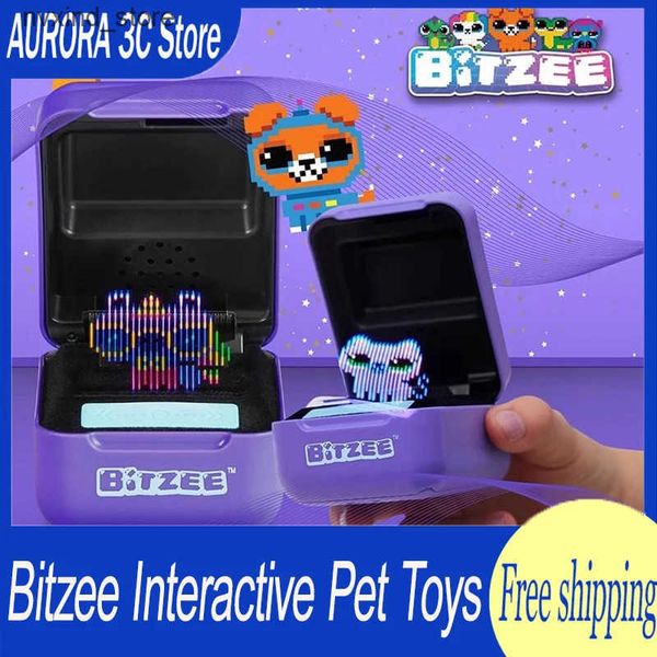 Robôs eletrônicos Bitzee interativo Toys de animais de estimação Digital Spinmaster Electronic Digital Games Virtual Games Virtual Tamagotch