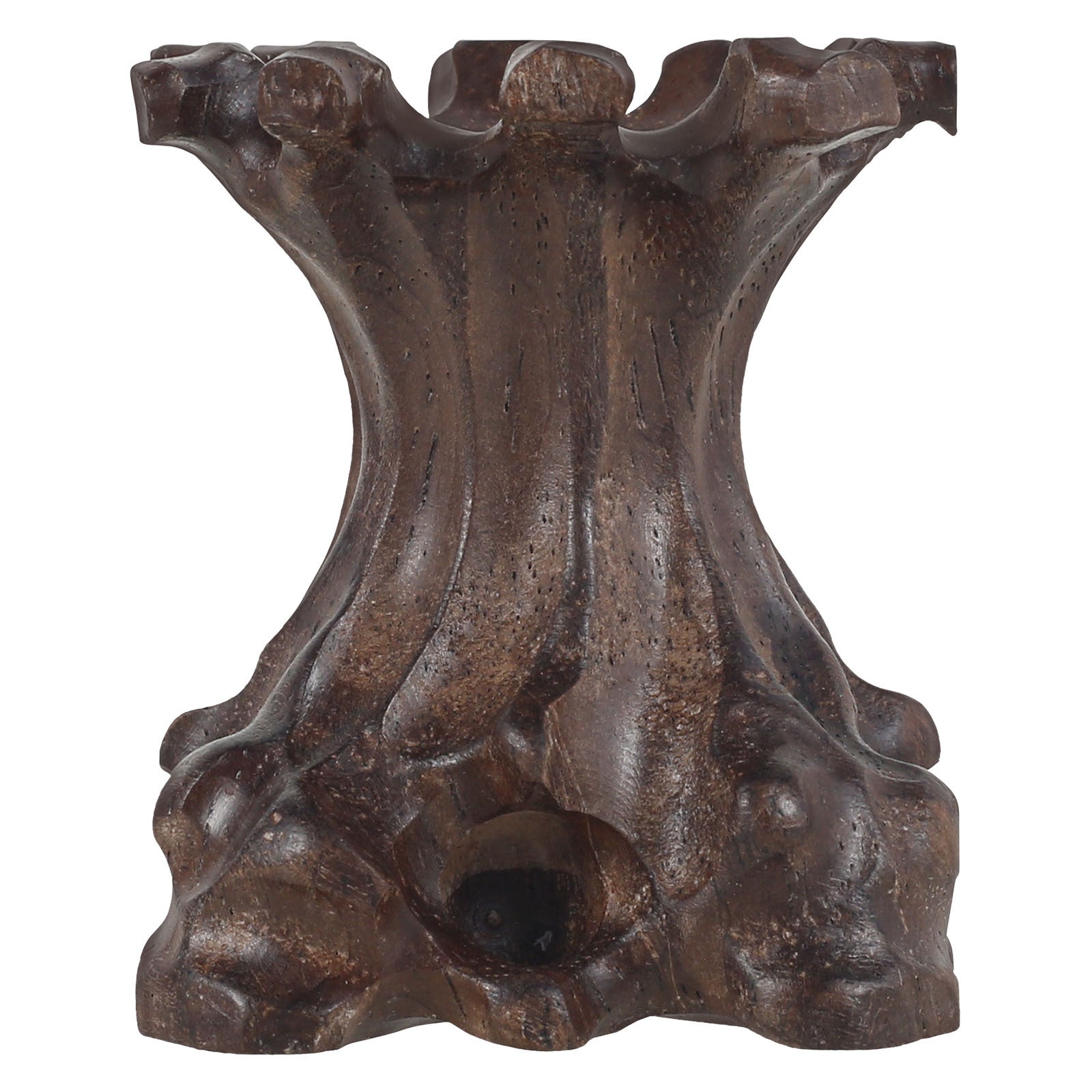 TEMU Elegant Wooden Crystal Ball Stand - Versatile Display Holder For Quartz Spheres, Globes & More - Office Desk, Bedroom, Or Living Room Decor