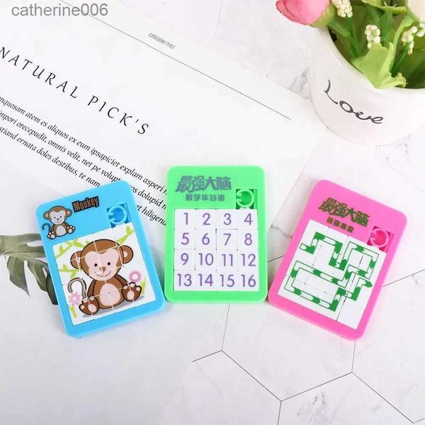 1-16 Number Learning Moving Sliding Puzzles For Kids Education Cartoon Children&#039;s Jigsaw Puzzle Toy School Kindergarten GameL231025